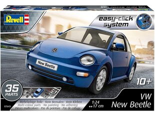 Konstruktorius Revell - VW New Beetle (easy-click), 1/24, 07643 kaina ir informacija | Konstruktoriai ir kaladėlės | pigu.lt