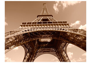 Prekė su pažeista pakuote. Fototapetas - Eiffel Tower in sepia kaina ir informacija | Namų remonto prekės pažeistomis pakuotėmis | pigu.lt