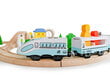Medinis traukinys valdomas baterijomis iš 69 vnt.dalių, Ecotoys kaina ir informacija | Žaislai berniukams | pigu.lt