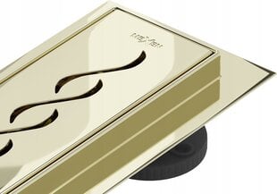 Dušo latakas Mexen Classic, Gold 500 mm цена и информация | Душевые желоба | pigu.lt