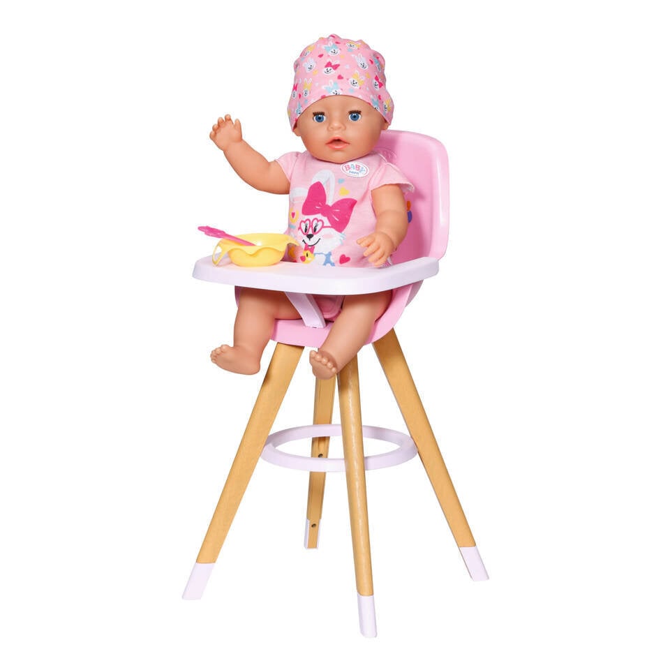 Lėlės Baby Born maitinimo kėdutė kaina ir informacija | Žaislai mergaitėms | pigu.lt