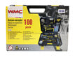 Įrankių rinkinys, 100 dalių, 1/4, WMC Tools kaina ir informacija | Mechaniniai įrankiai | pigu.lt