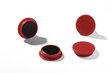 Durable magnetai raudoni, Ø32mm, 20vnt. kaina ir informacija | Kanceliarinės prekės | pigu.lt