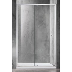 Dušo durys O6121 130 cm pilkos kaina ir informacija | Dušo durys ir sienelės | pigu.lt