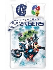 Детский комплект постельного белья Avengers 140x200см, 2 части цена и информация | Детское постельное бельё | pigu.lt