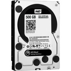 Внутренний жесткий диск Western Digital WD5003AZEX Black HDD 500GB 2.5" 7200RPM SATA3 64MB цена и информация | Внутренние жёсткие диски (HDD, SSD, Hybrid) | pigu.lt