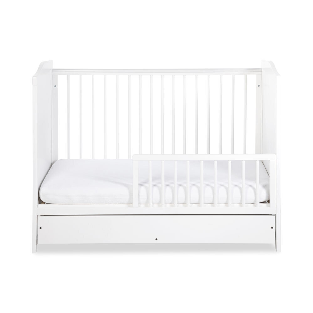 Kūdikio lovytė Felix 120x60 cm, balta kaina ir informacija | Kūdikių lovytės | pigu.lt