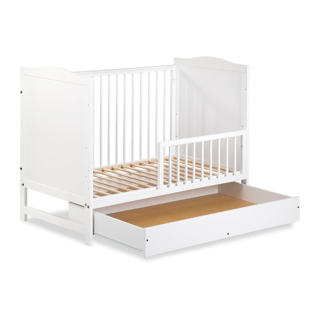 Kūdikio lovytė Felix 120x60 cm, balta kaina ir informacija | Kūdikių lovytės | pigu.lt