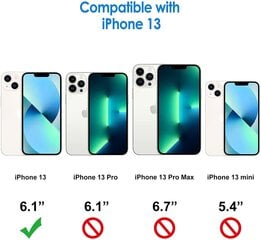 Dėklas Soundberry skirtas Apple iPhone 13, žalia kaina ir informacija | Telefono dėklai | pigu.lt