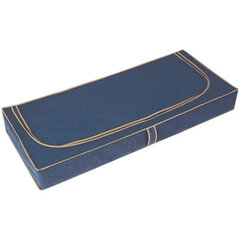 Medžiaginė dėžė drabužiams, 107 x 50 x 15 cm, mėlyna kaina ir informacija | Pakabos, maišai drabužiams | pigu.lt