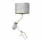 Sieninis šviestuvas SENSO White/Gold 1xE27 + 1x mini GU10 kaina ir informacija | Sieniniai šviestuvai | pigu.lt