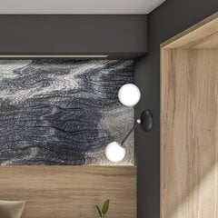Sieninis šviestuvas MILAGTO JOY BLACK 2xE14 kaina ir informacija | Sieniniai šviestuvai | pigu.lt
