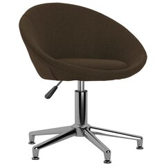 Обеденные стулья, 2 шт., коричневые цена и информация | Стулья для кухни и столовой | pigu.lt