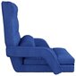 Čiužinukas-kėdė su miegojimo funkcija, mėlyna kaina ir informacija | Svetainės foteliai | pigu.lt