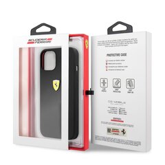 FESSIHCP13SBK Ferrari Liquid Silicone Metal Logo Case for iPhone 13 Mini Black цена и информация | Чехлы для телефонов | pigu.lt