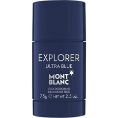 Мужской дезодорант-карандаш Mont Blanc Explorer Ultra Blue 75 г цена и информация | Мужская парфюмированная косметика | pigu.lt