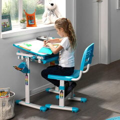 Vaikiškas rašomojo stalo ir kėdės komplektas Aatrium Comfortline CLBU20107, mėlynas kaina ir informacija | Kompiuteriniai, rašomieji stalai | pigu.lt