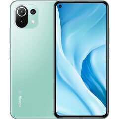 Xiaomi Mi 11 Lite NE 5G, 8/128GB, Dual SIM, Mint Green цена и информация | Мобильные телефоны | pigu.lt