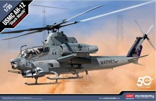 Klijuojamas Modelis Academy 12127 USMC AH-1Z "Shark Mouth" 1/35 kaina ir informacija | Academy Hobby Sportas, laisvalaikis, turizmas | pigu.lt