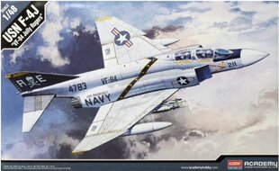 Склеиваемая модель Academy 12305 F-4J "VF-84 JOLLY ROGERS" 1/48 цена и информация | Склеиваемые модели | pigu.lt