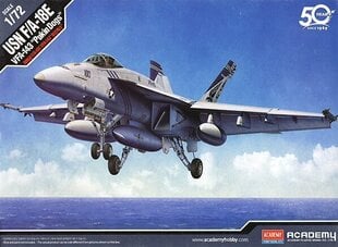 Склеиваемая модель Academy 12547 USN F/A-18E VFA-143 "PUKIN DOGS" 1/72 цена и информация | Склеиваемые модели | pigu.lt