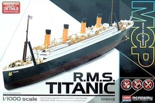 Surenkamas Modelis Academy 14217 RMS TITANIC 1/100 kaina ir informacija | Klijuojami modeliai | pigu.lt
