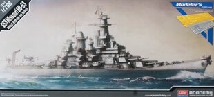 Склеиваемая модель Academy 14223 USS Missouri BB-63 Modeler's Edition 1/700 цена и информация | Склеиваемые модели | pigu.lt