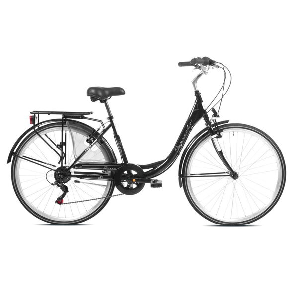 Miesto dviratis Capriolo Tour Diana City 28", juodas kaina | pigu.lt