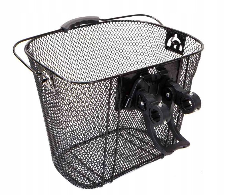 Metalinis dviračio krepšys Romet CL-05, juodas kaina ir informacija | Krepšiai, telefonų laikikliai | pigu.lt