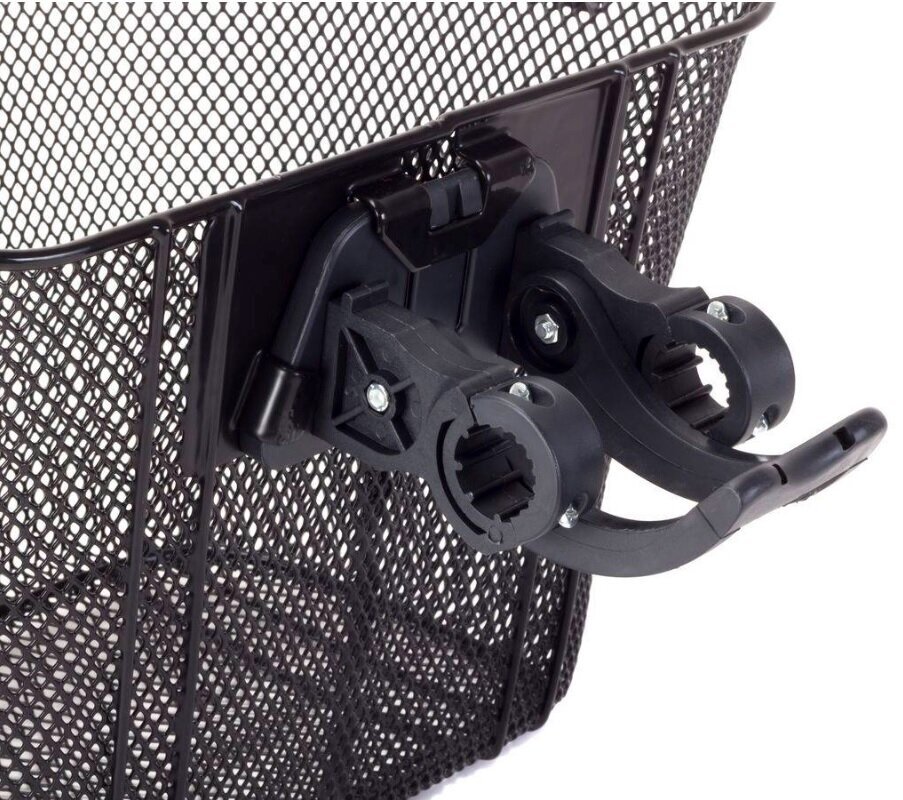 Metalinis dviračio krepšys Romet CL-05, juodas kaina ir informacija | Krepšiai, telefonų laikikliai | pigu.lt