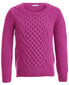 Megztas džemperis mergaitėms Gulliver, rožinis kaina ir informacija | Megztiniai, bluzonai, švarkai mergaitėms | pigu.lt
