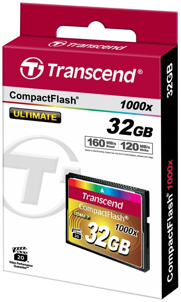 Transcend 32GB CF kaina ir informacija | Atminties kortelės fotoaparatams, kameroms | pigu.lt