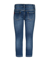 Синие утепленные джинсы для девочек Gulliver цена и информация | Брюки для девочки | pigu.lt