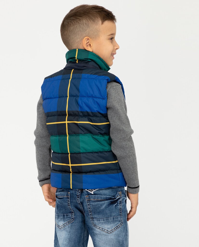 Languota liemenė berniukams Gulliver, mėlyna kaina ir informacija | Megztiniai, bluzonai, švarkai berniukams | pigu.lt