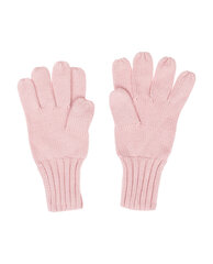Розовые вязаные перчатки для девочек Gulliver цена и информация | Зимняя одежда для детей | pigu.lt