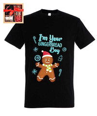 Kalėdinis rinkinys su marškinėliais vyrams Ginger boy kaina ir informacija | Saldumynai | pigu.lt