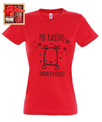Kalėdinis rinkinys su marškinėliais moterims Darau ką noriu kaina ir informacija | Saldumynai | pigu.lt