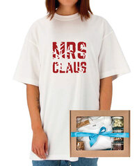 Kalėdinis rinkinys su marškinėliais oversize Mrs Claus kaina ir informacija | Saldumynai | pigu.lt
