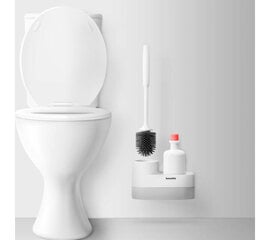 Держатель туалетной щетки с элементами хранения Bewello цена и информация | Набор акскссуаров для ванной | pigu.lt
