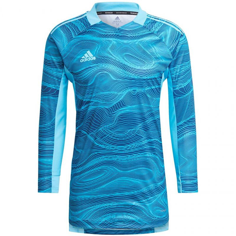 Sportiniai marškinėliai vyrams Adidas Condivo 21 Goalkeeper M GT8418, mėlyni kaina ir informacija | Vyriški marškinėliai | pigu.lt