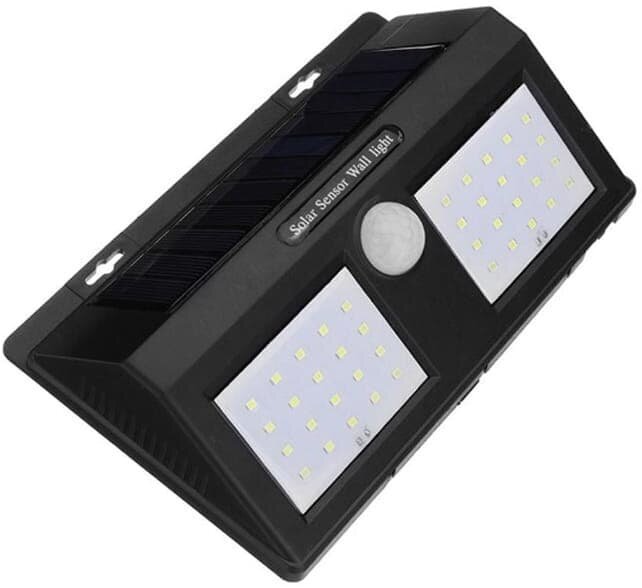 Dviguba 40 LED saulės lempa kaina ir informacija | Lauko šviestuvai | pigu.lt