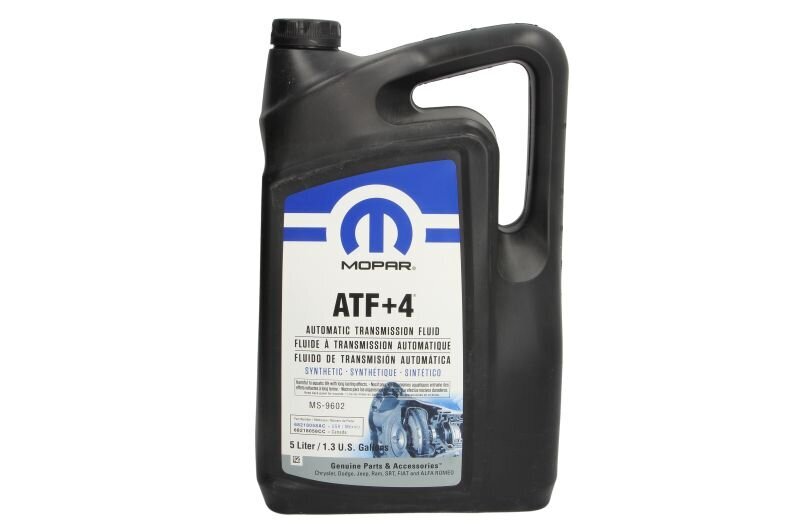 Mopar transmisinė alyva ATF +4, 5L kaina ir informacija | Kitos alyvos | pigu.lt