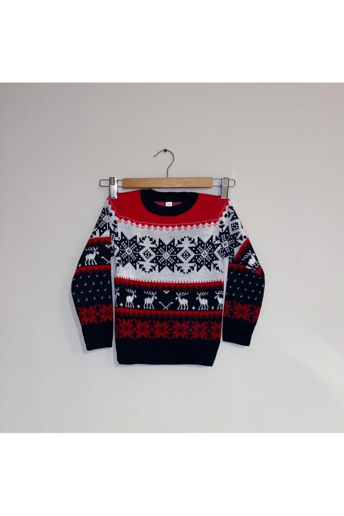 Kalėdinis megztinis vaikams kaina ir informacija | Megztiniai, bluzonai, švarkai mergaitėms | pigu.lt