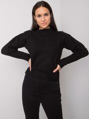 черный свитер с декоративными рукавами salamanca rue paris цена и информация | Женские кофты | pigu.lt