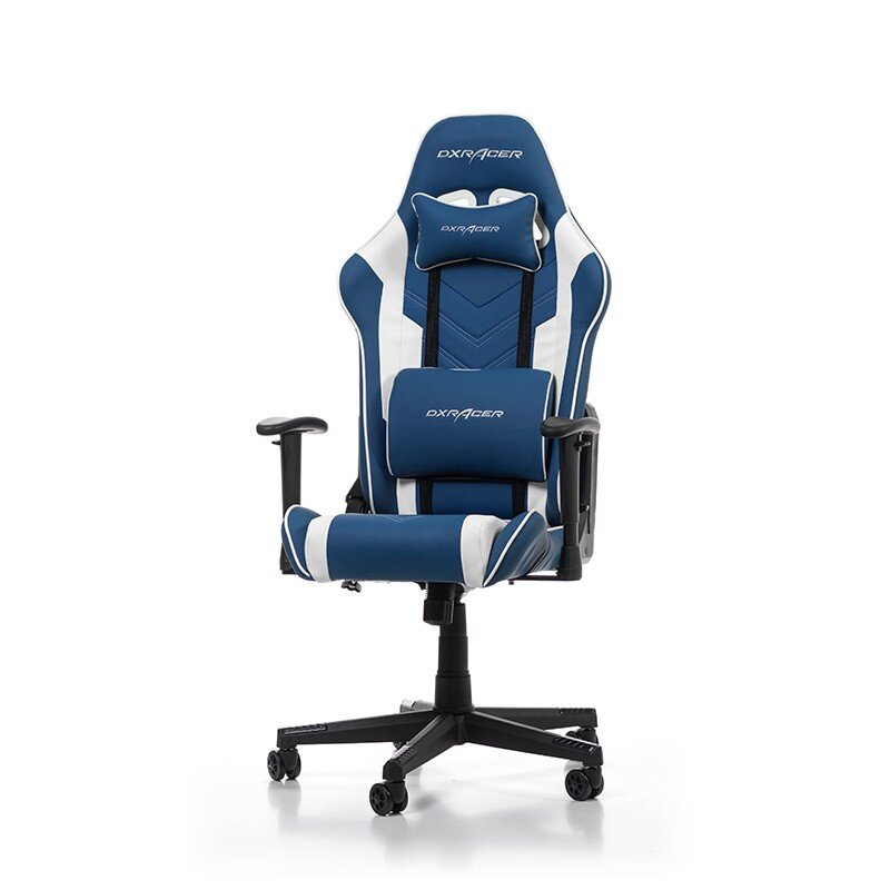 Žaidimų kėdė DXRacer PRINCE P132-BW, mėlyna kaina ir informacija | Biuro kėdės | pigu.lt