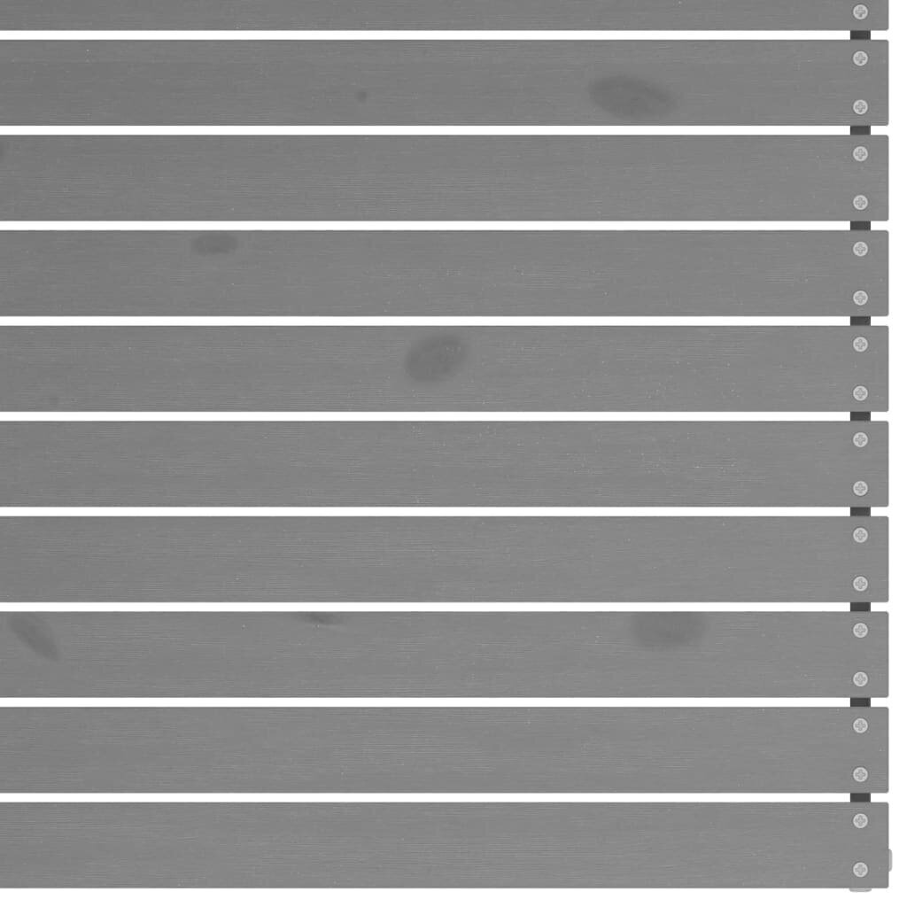 Sodo poilsio baldų komplektas, 3 dalių, pilkas kaina ir informacija | Lauko baldų komplektai | pigu.lt