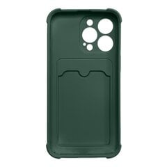 Hurtel Card Armor Case cover skirtas iPhone 13 mini, žalias kaina ir informacija | Telefono dėklai | pigu.lt