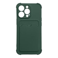 Hurtel Card Armor Case cover skirtas iPhone 13 mini, žalias kaina ir informacija | Telefono dėklai | pigu.lt
