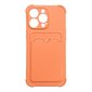 Hurtel Card Armor Case cover skirtas iPhone 13 mini, oranžinis цена и информация | Telefono dėklai | pigu.lt