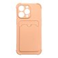 Hurtel Card Armor Case cover skirtas iPhone 13, rožinis цена и информация | Telefono dėklai | pigu.lt